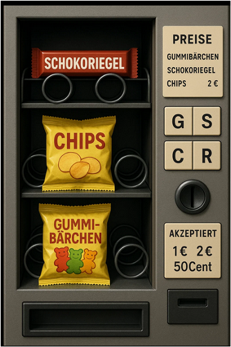 Snackautomat im Automatenlabor